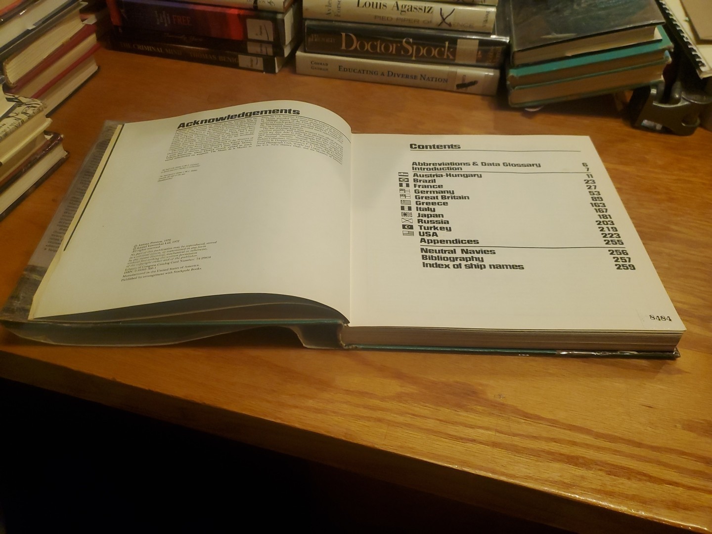 Battleships of World War I: Illustrated Encyclopedia… by Antony Preston 1972 H