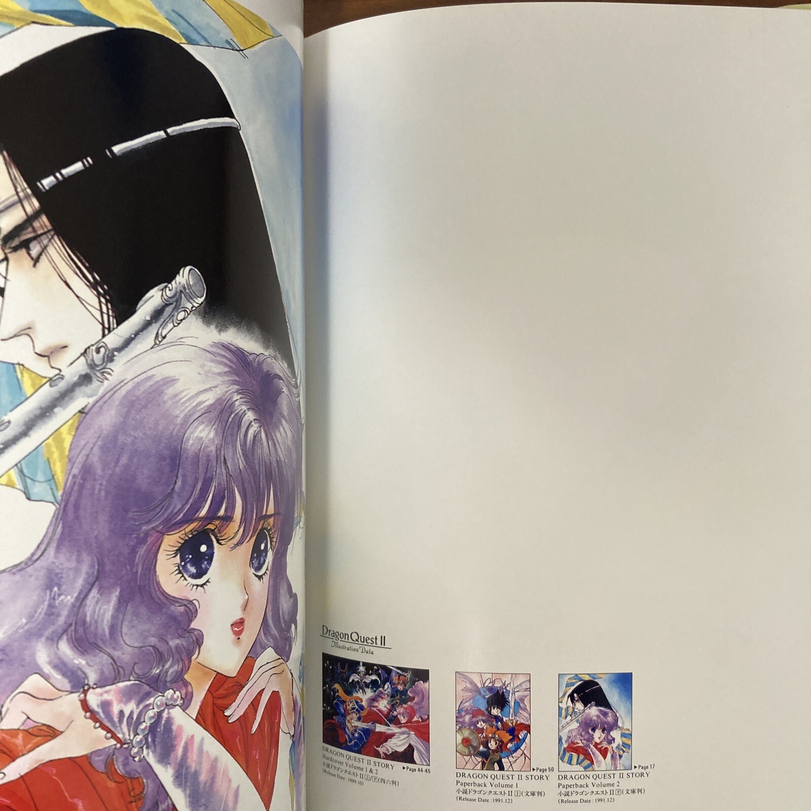 DRAGON QUEST Mutsumi Inomata Art Book Illustration