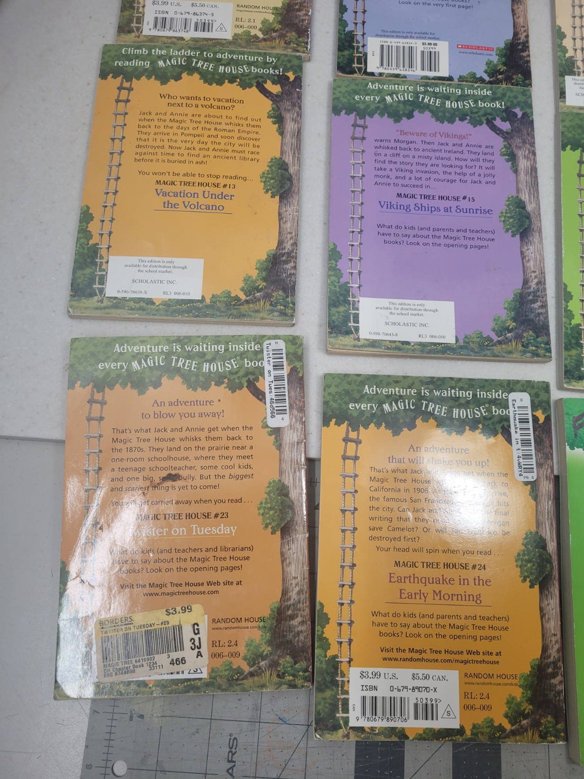 Magic Tree House Paperback Lot of 16 #1,2,3,6,8,9,11,12,13,15,17,18,23,24,48 +