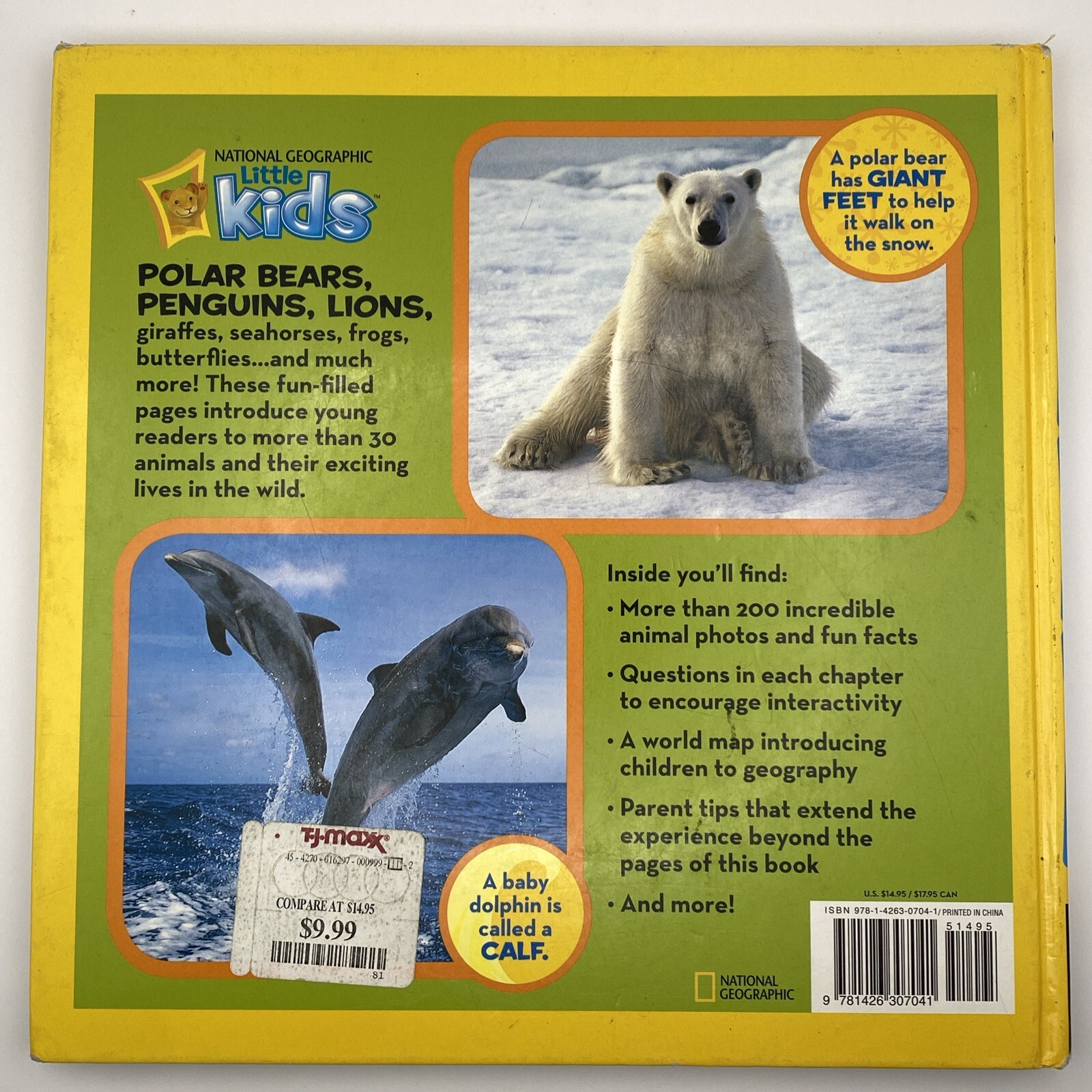 National Geographic Little Kids First Big Book of Animals Catherine D. Hughes HC
