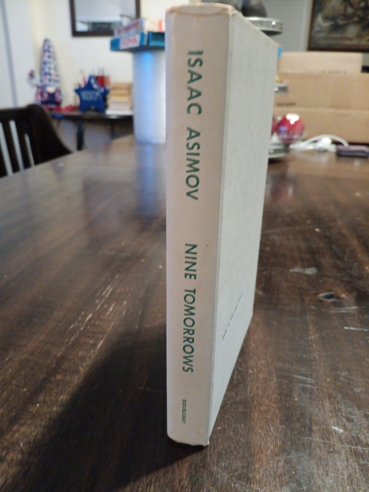 NINE TOMORROWS: Tales of the Near Future-ISAAC ASIMOV-1st Ed Nice