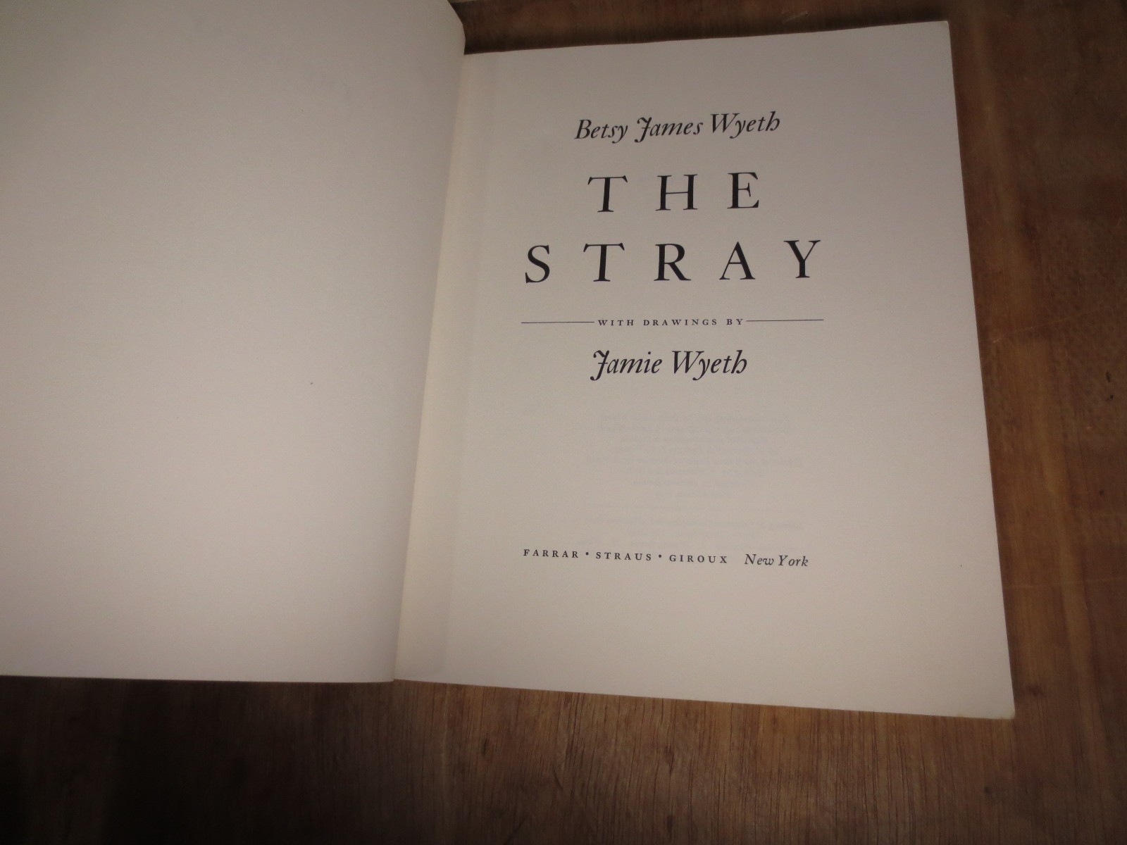 The Stray by Betsy James Wyeth Illustrated by Jamie Wyeth 1st Ed 1979 VTG
