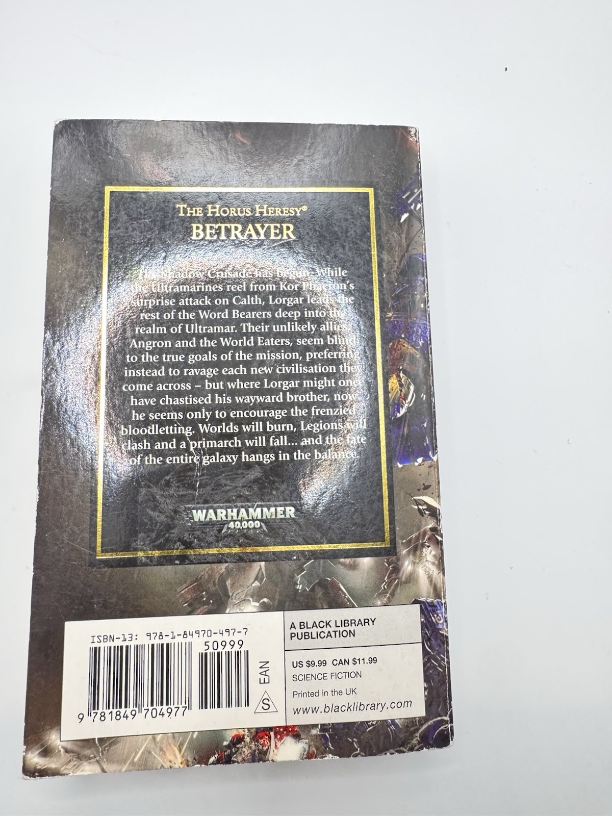 Betrayer Horus Heresy Warhammer 40k Aaron Dembski-Bowden Black Library Rare