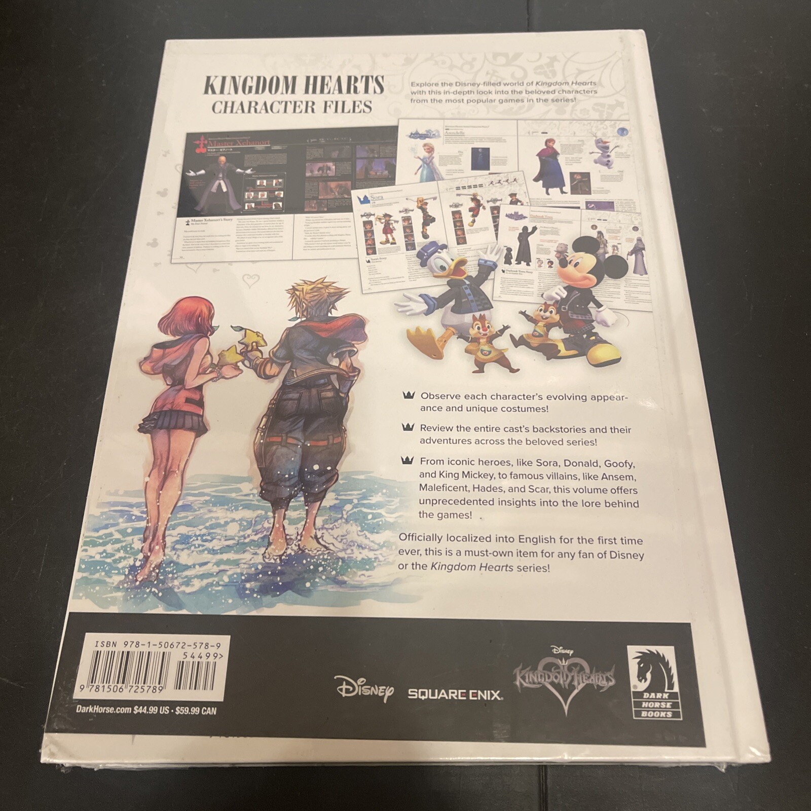 Kingdom Hearts Character Files by Square Enix (English) Hardcover Book