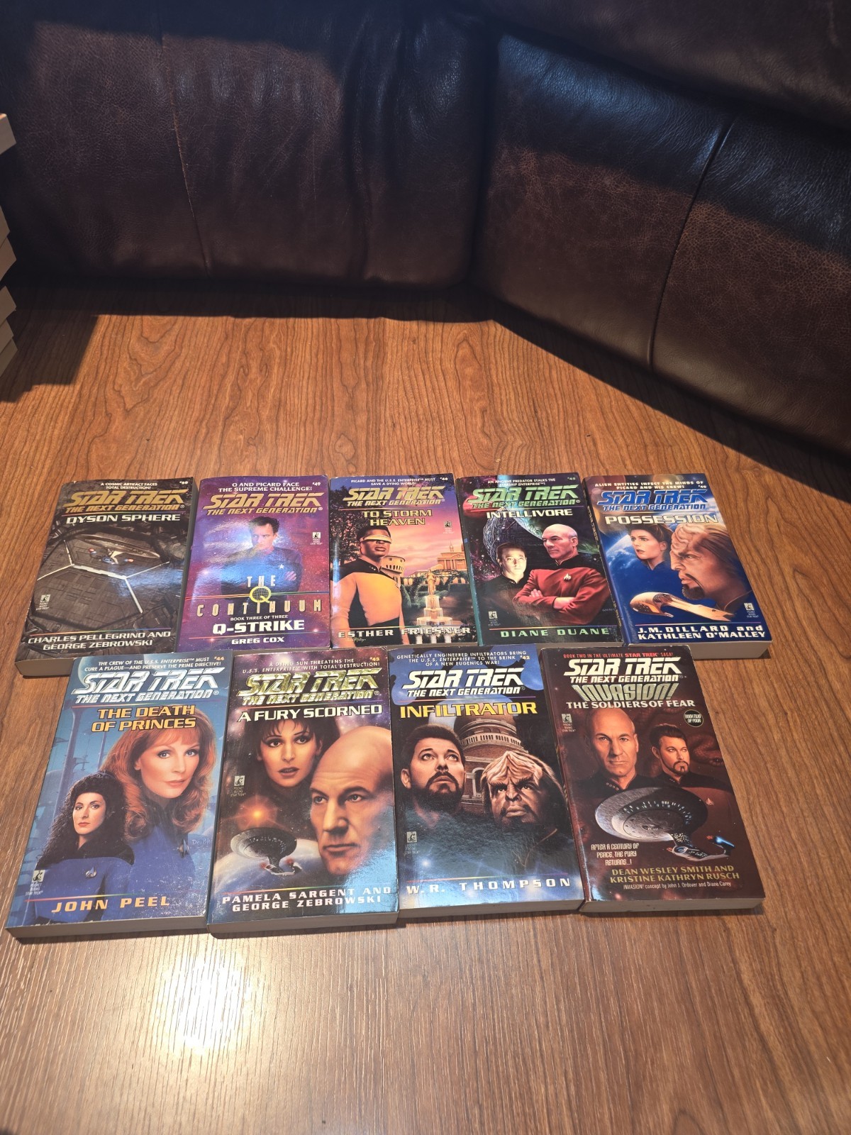 Lot of 46 Star Trek The Next Generation Numbered Books Most Unread/1st Printings