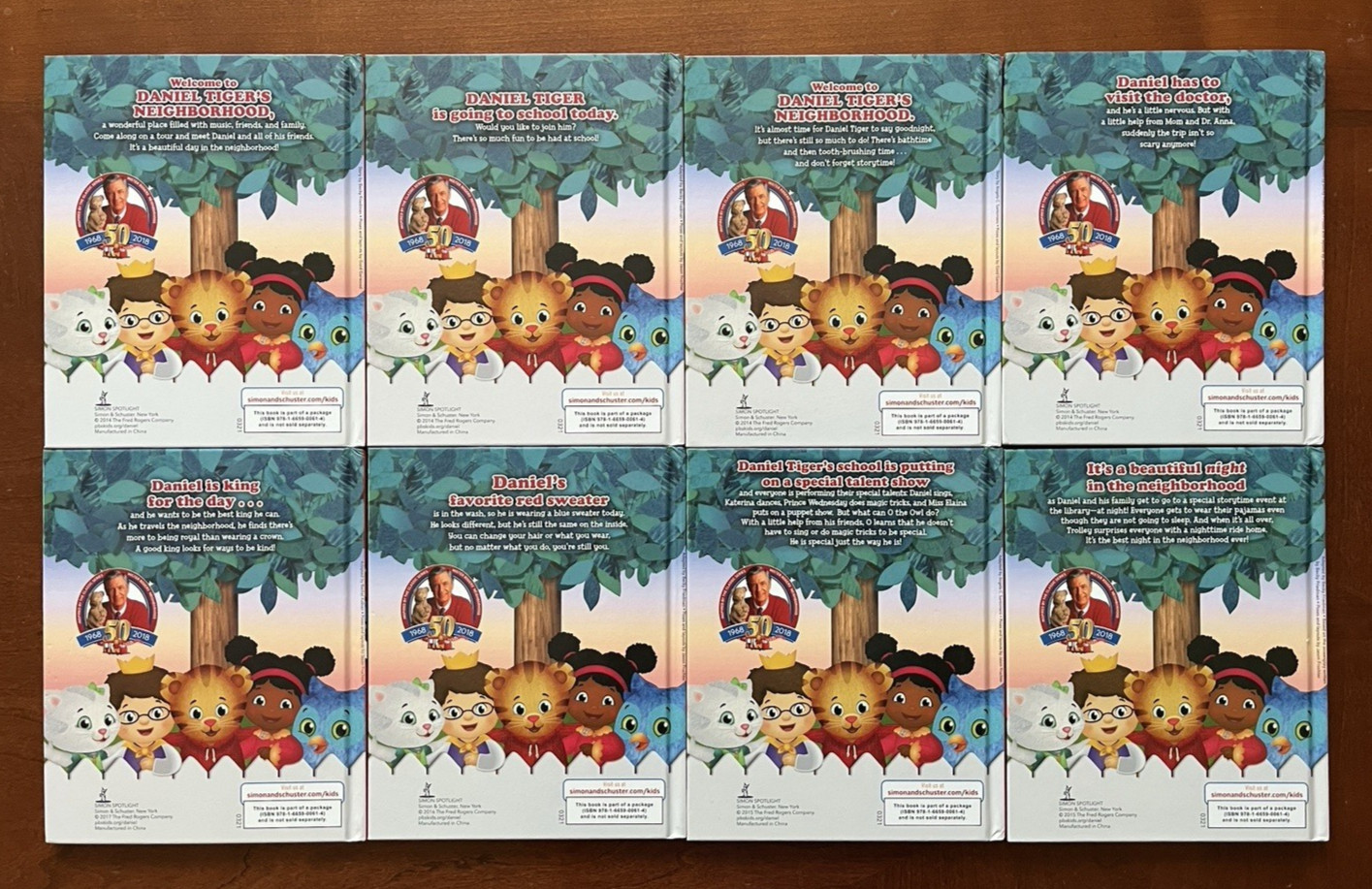 Daniel Tiger’s Neighborhood Book lot of 8 – HC