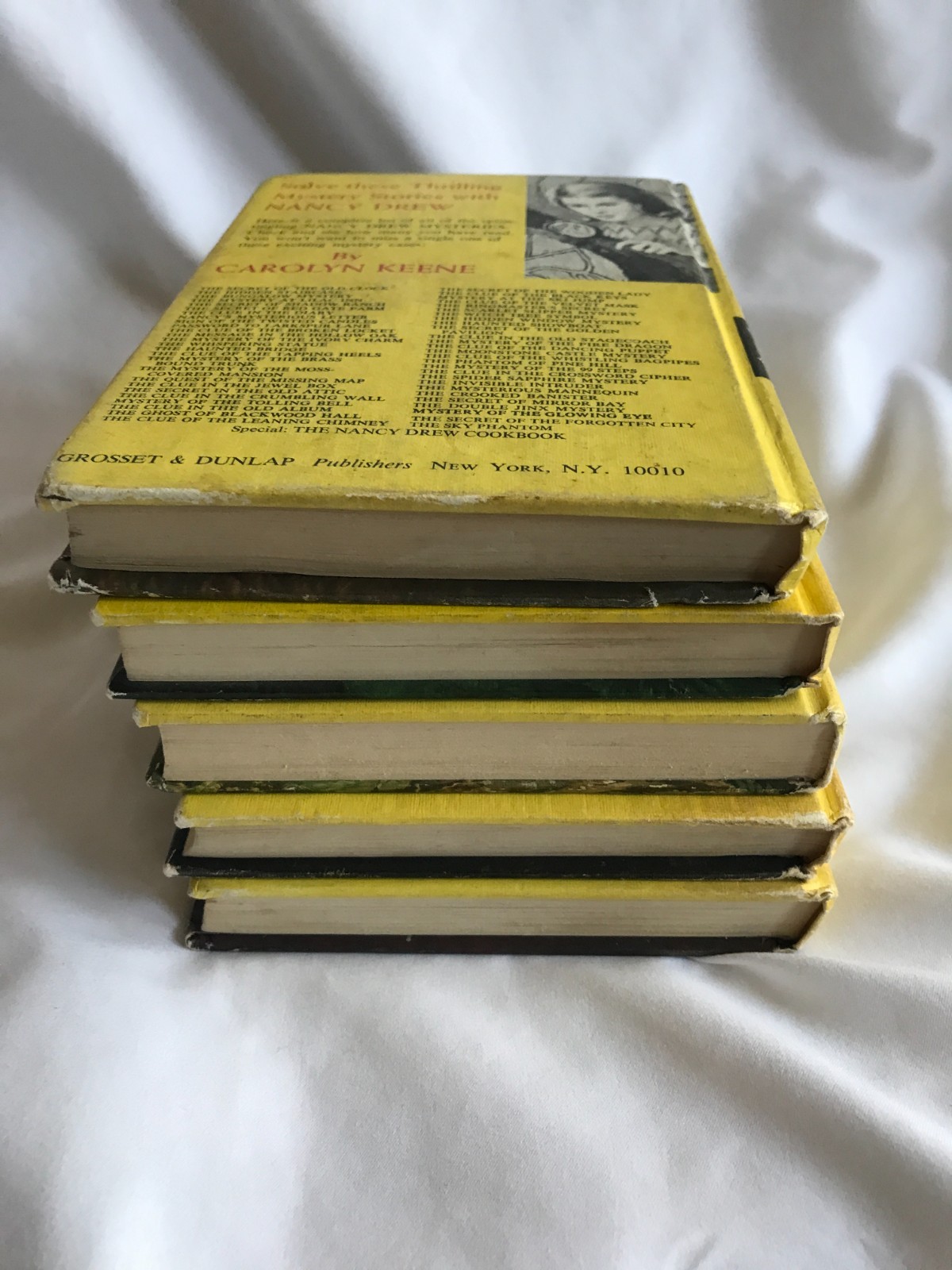 Lot of 5 Nancy Drew Mystery Carolyn Keene Matte HC