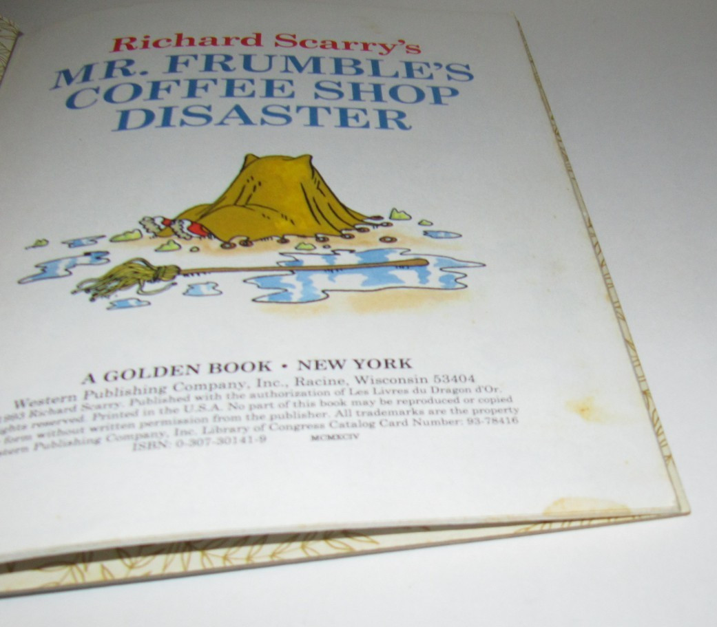Lot of 9 Richard Scarry Little Golden Books