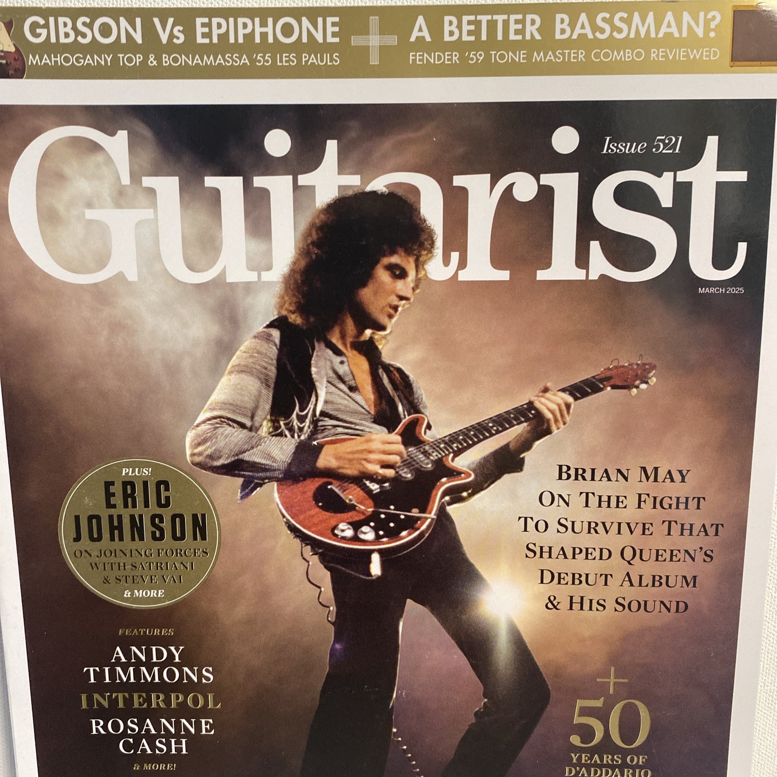 Guitarist Magazine The Band Queen Brian May
