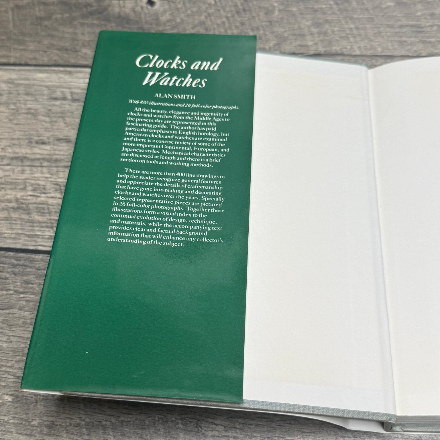 Clocks & Watches Alan Smith 1989 Antique Collector’s Guide Horology Crescent