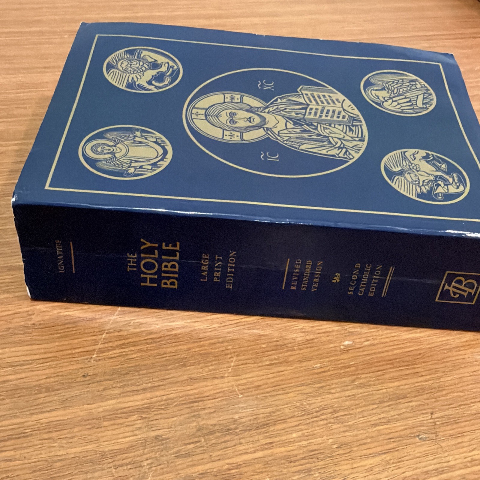 Ignatius Holy Bible-2nd Catholic Edition Large Print – GOOD