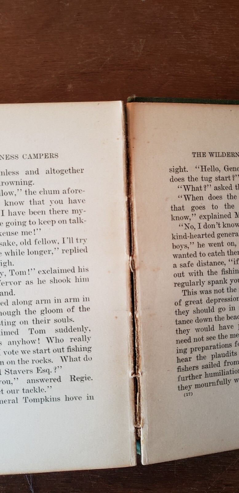 The Wilderness Campers by James C. Hodgins 1921 Canadian 265 pages Hardcover