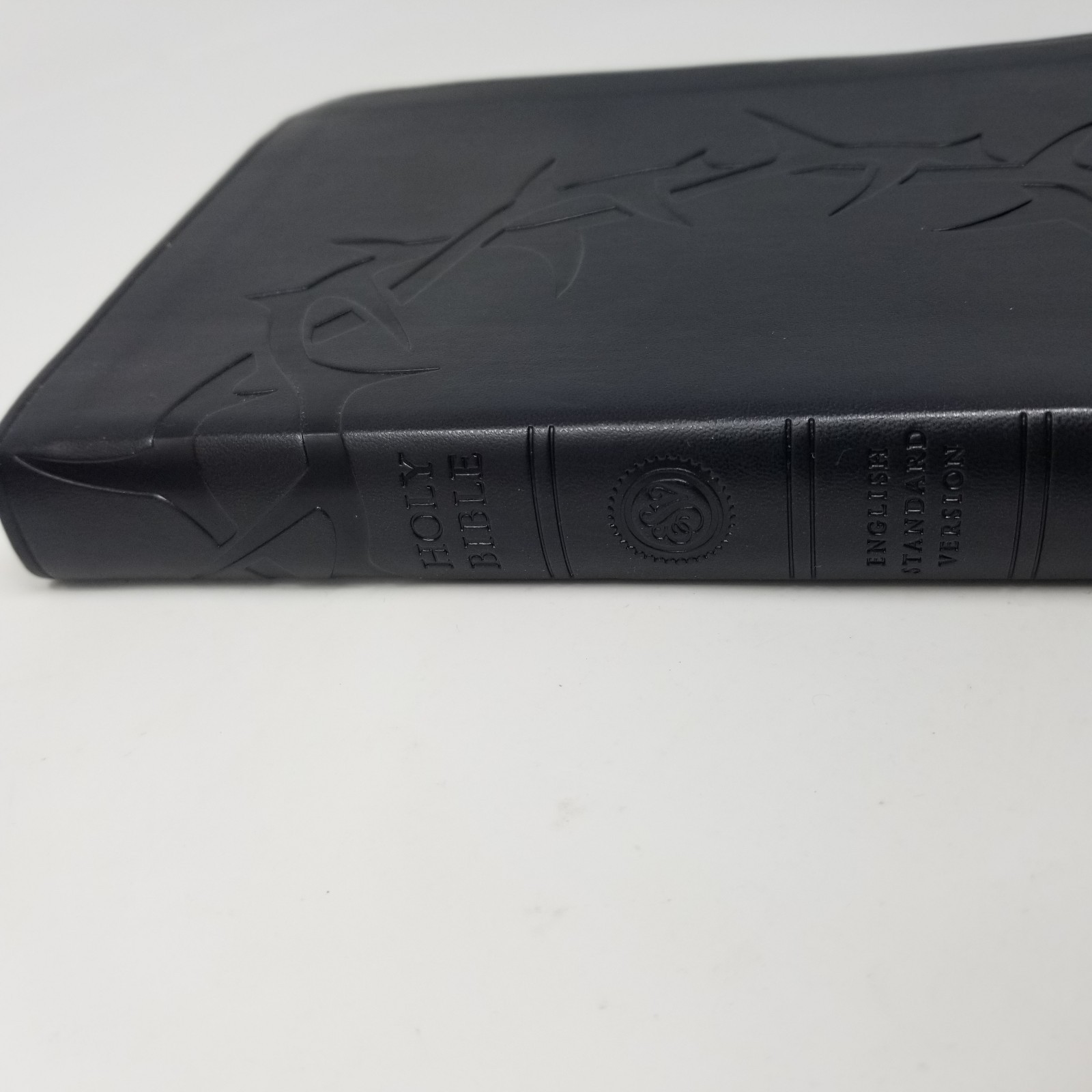 holy bible english standard version crossway Black Leather Bound