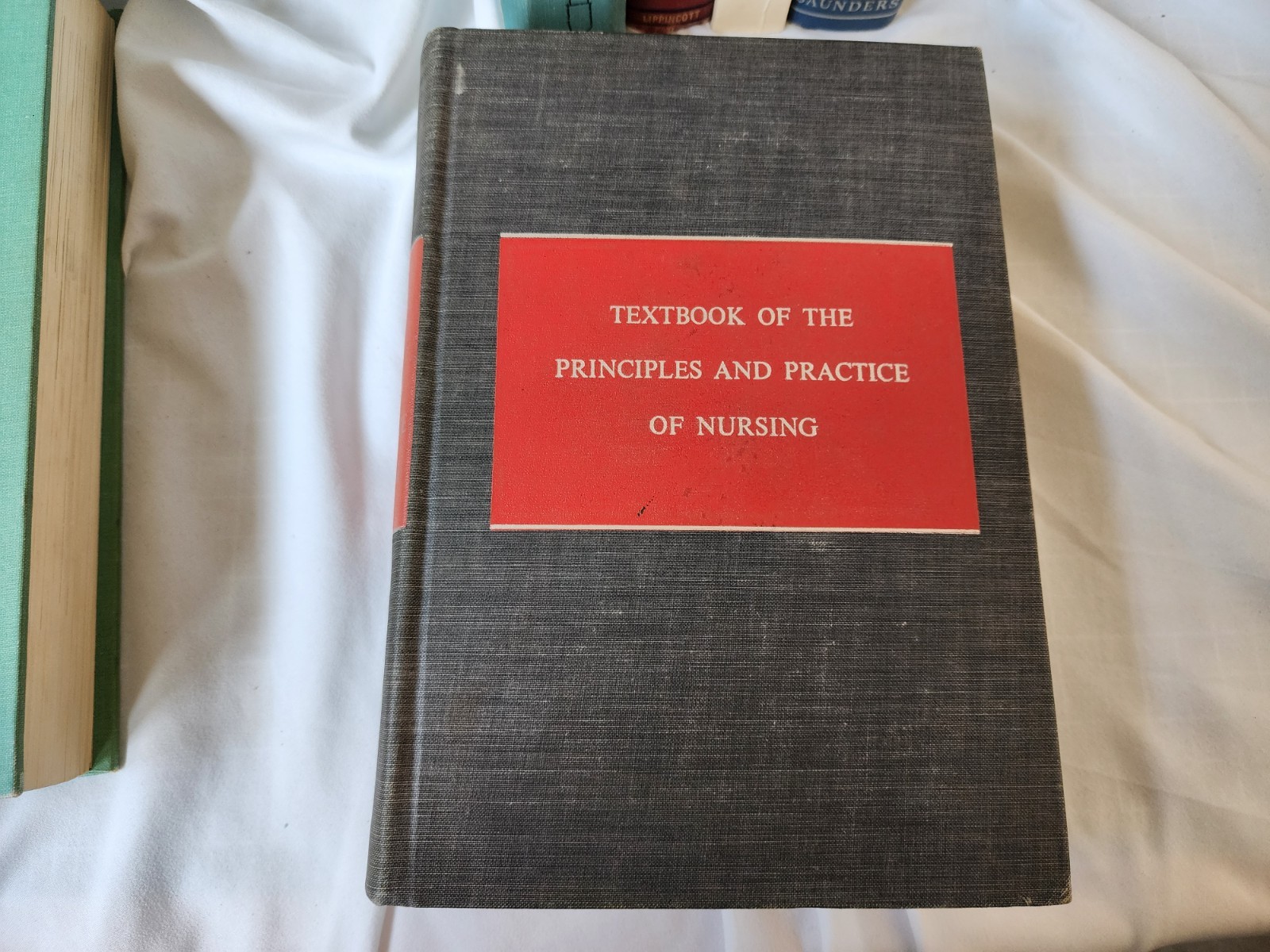Vintage Nursing Student Textbook Bundle 1950s 1960s Hardcovers Varied Subjects
