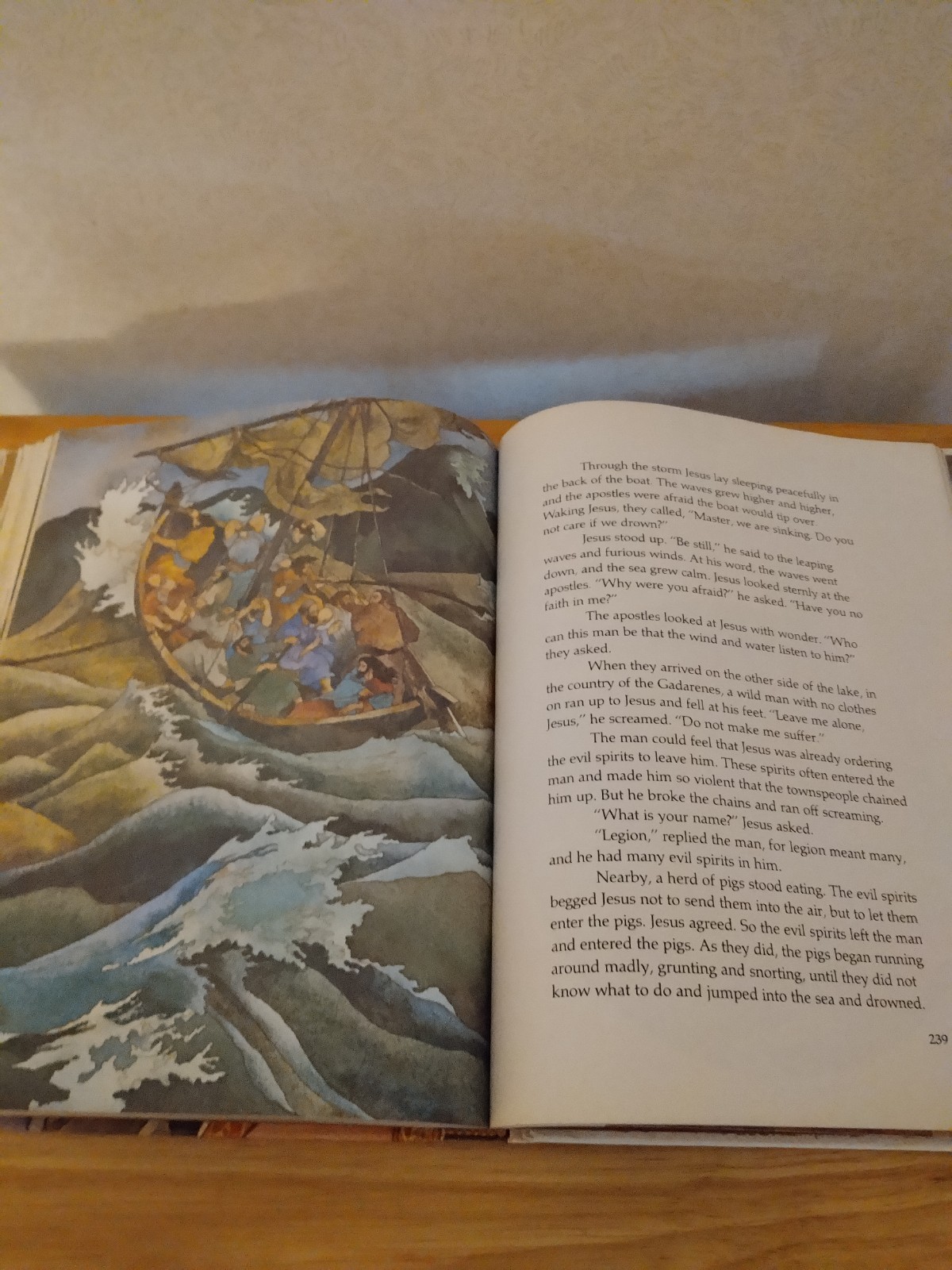 Bible Stories For Children 1980 Hardcover Book Geoffrey Horn & Arthur Cavanaugh