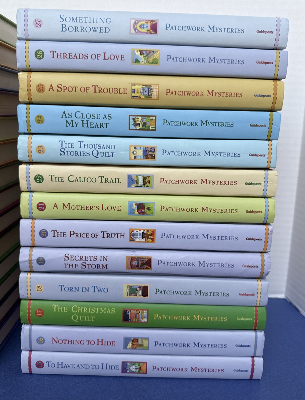 Lot of 27 ~ HC Books ~ Complete PATCHWORK MYSTERIES Series ~ Guideposts