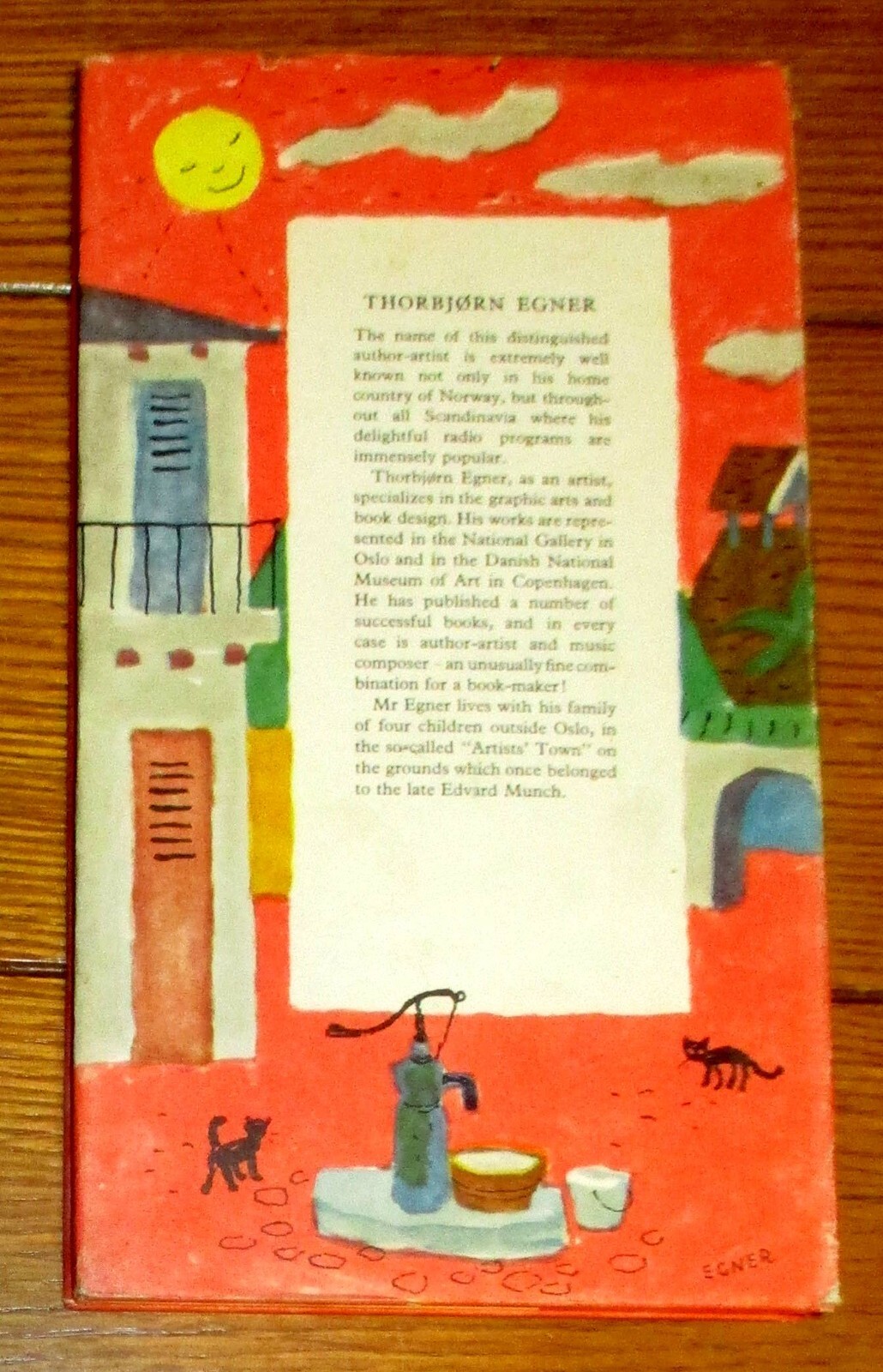 1959 The Singing Town by Thorbjorn Egner H/C D/J 105 Pages NICE!!!