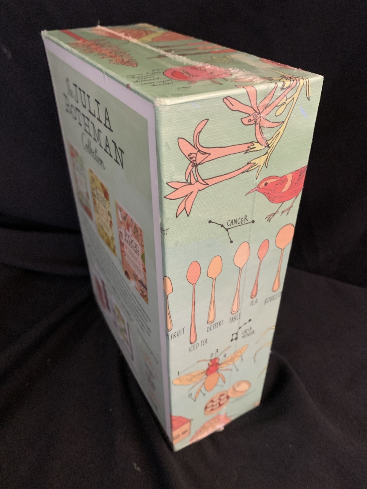 CLEAN NEW SEALED FRESH! Julia Rothman Collection 3 Book Box Set NATURE FARM FOOD