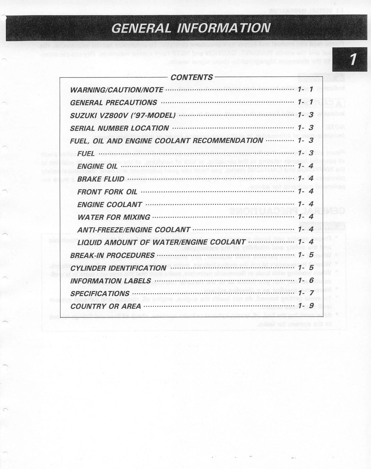 SUZUKI VZ800 Marauder Motorcycle Service Manual 1998-2004 – WIRE BOUND – COVERS