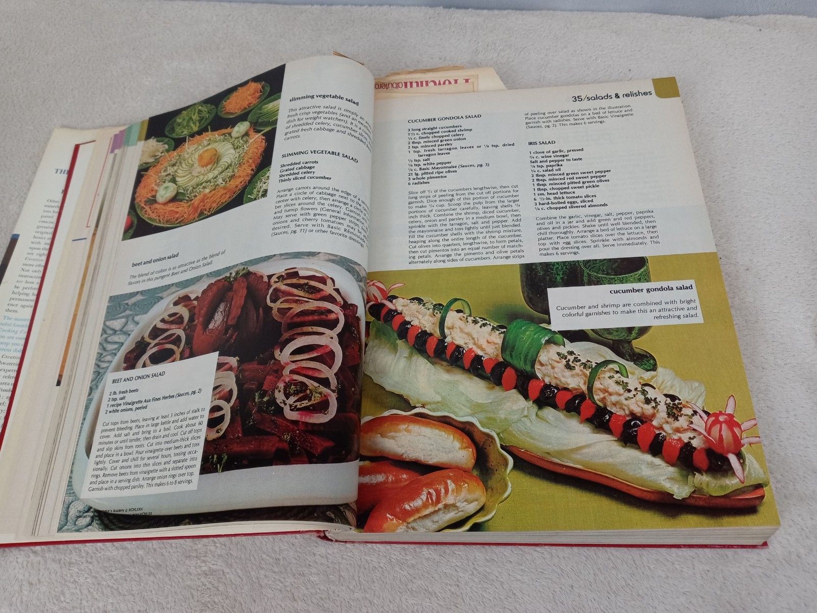 Vintage Creative Cooking Course Charlotte Turgeon Larousse Gastronomique HC DJ