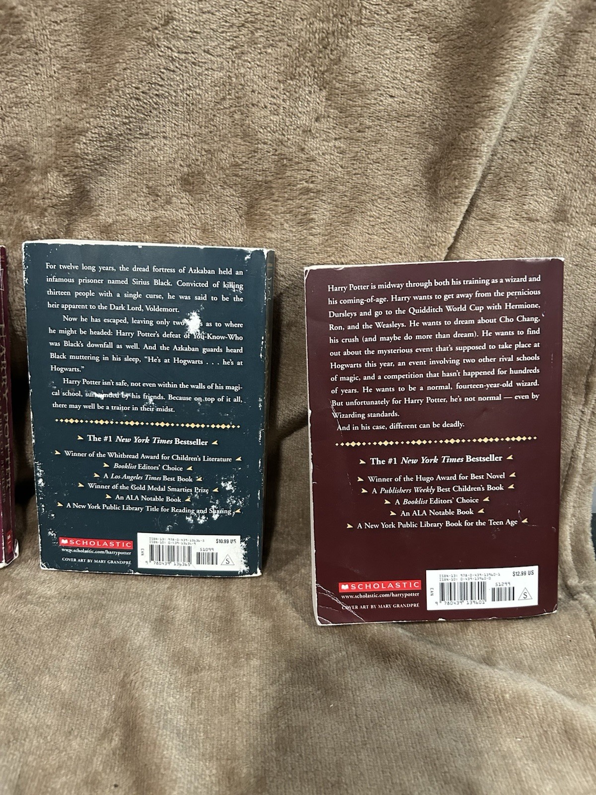 Harry Potter 5 Book Set 1-4, 6-7 Slightly Creased Slightly Withered