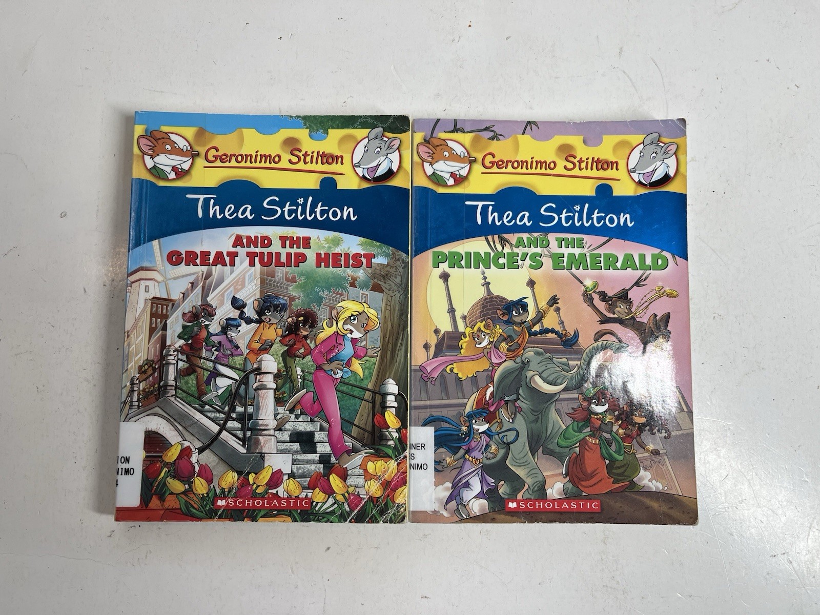Thea Stilton Illustrated Paperback Book Lot Of 12 Scholastic Ex-Library Geronimo
