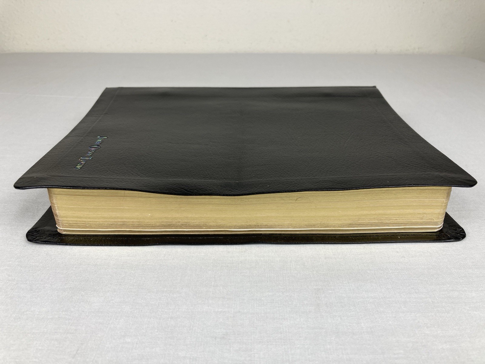 WORLD PUBLISHERS LOOSE LEAF KJV HOLY BIBLE CENTER COLUMN BONDED LEATHER RARE HTF