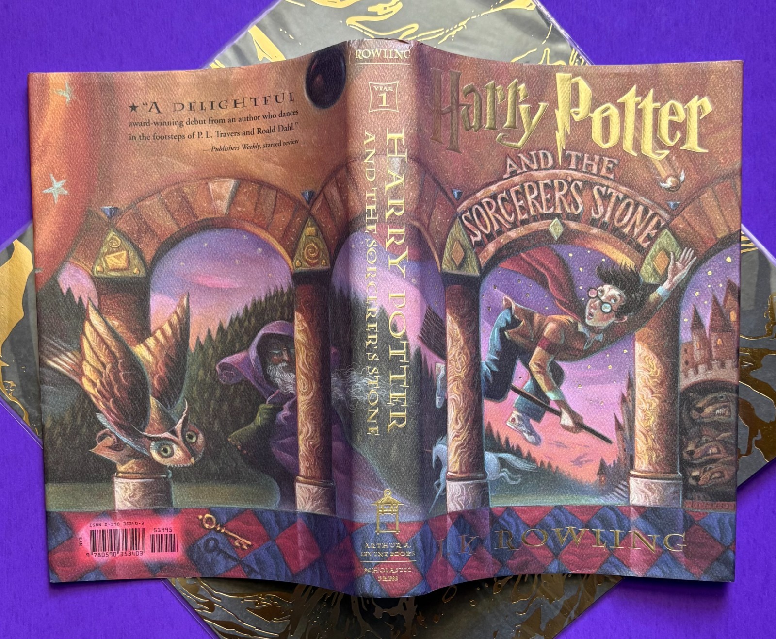 Harry Potter and the Sorcerer’s Stone 1st Amer. Ed. 1998 MISPRINT.