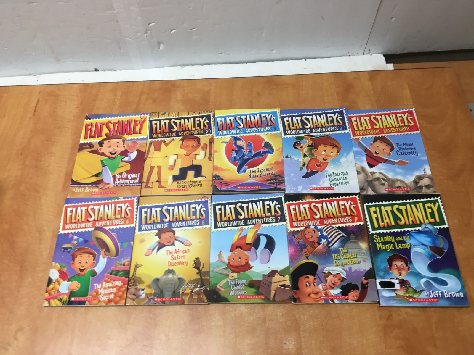 FLAT STANLEY Books by Jeff Brown Paperback Scholastic Lot Of 10