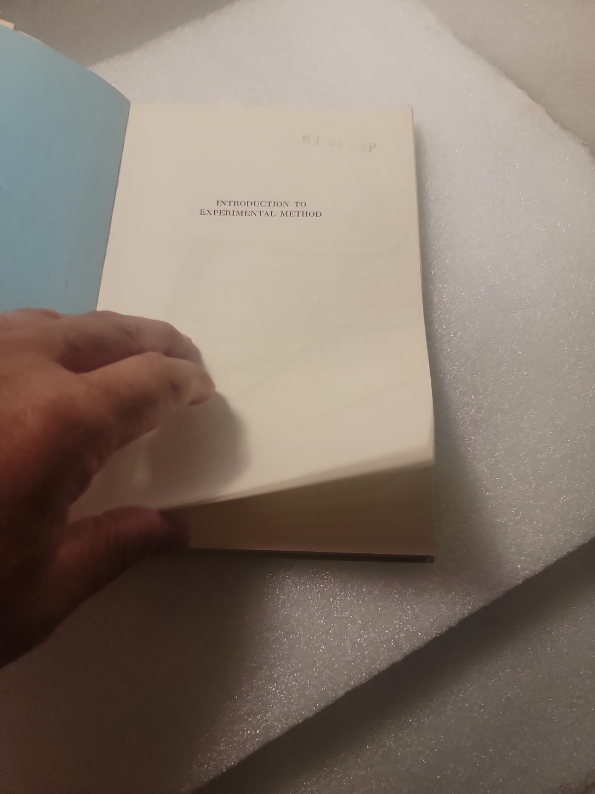 Introduction to Experimental Method by Townsend, John C – paperback 1953