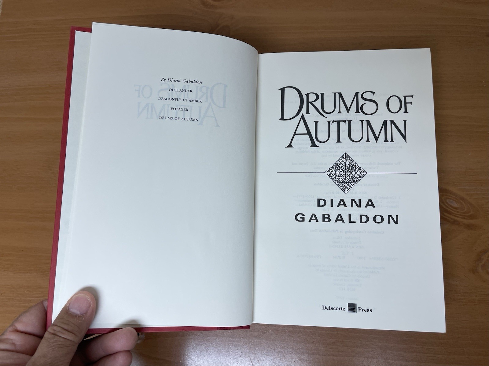 Drums of Autumn by Diana Gabaldon (1996, Hardcover) 1st Edition 1st Printing