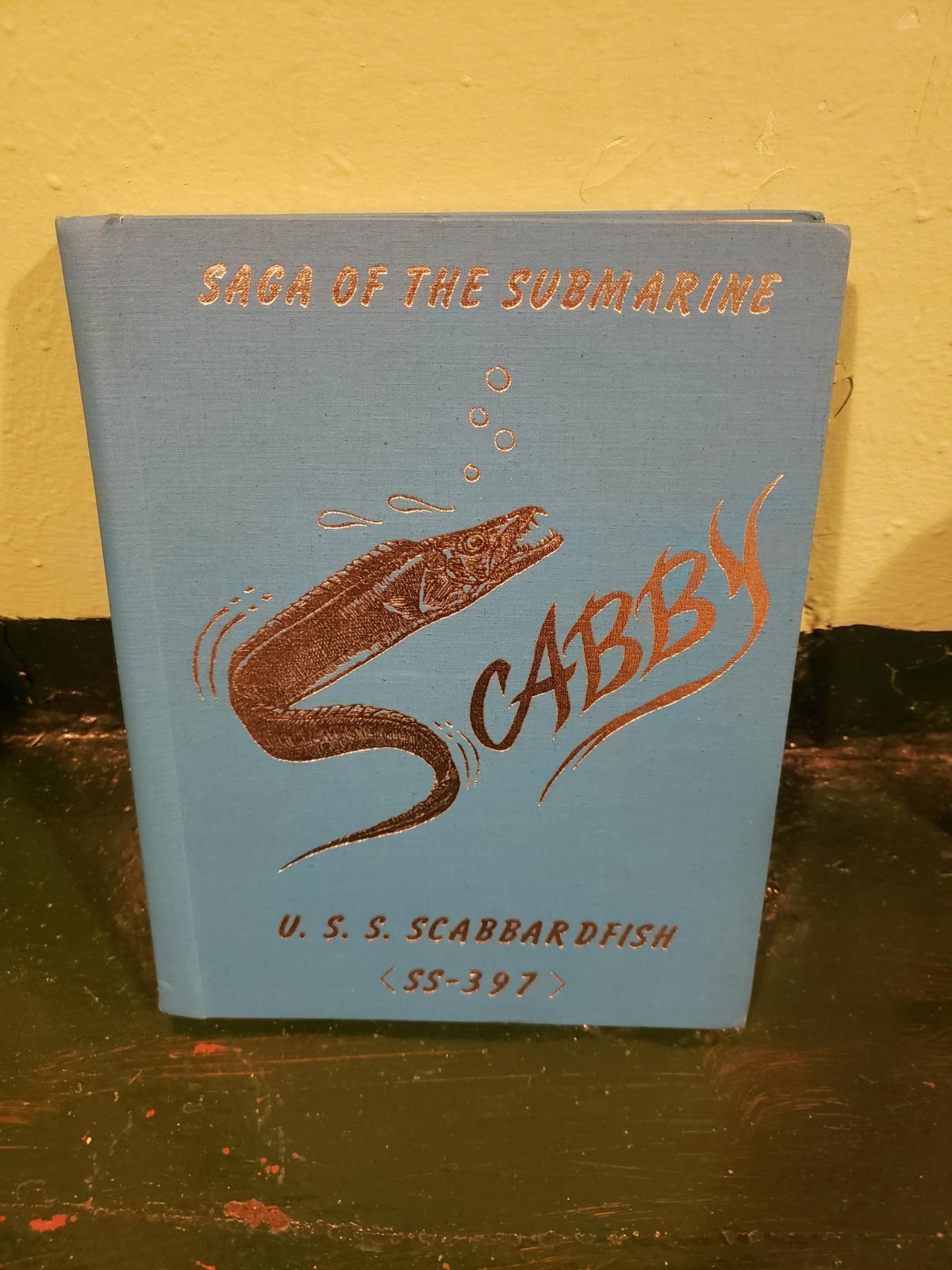 Saga of the Submarine USS Scabbardfish SS-397 By N. Christodoulou 1 ed 1985