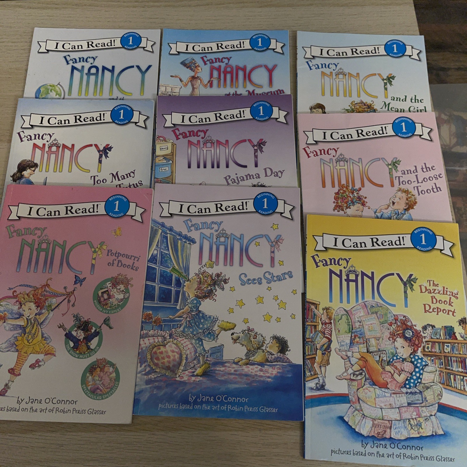 Fancy Nancy I Can Read Phonics Kids Books Lot 9