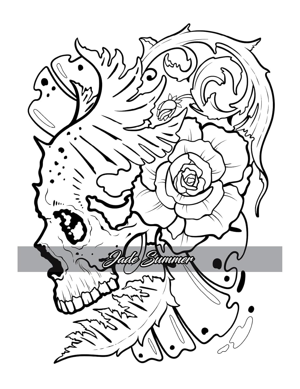 100 Tattoos: Tattoo Coloring Book for Adults with Incredible Designs of…