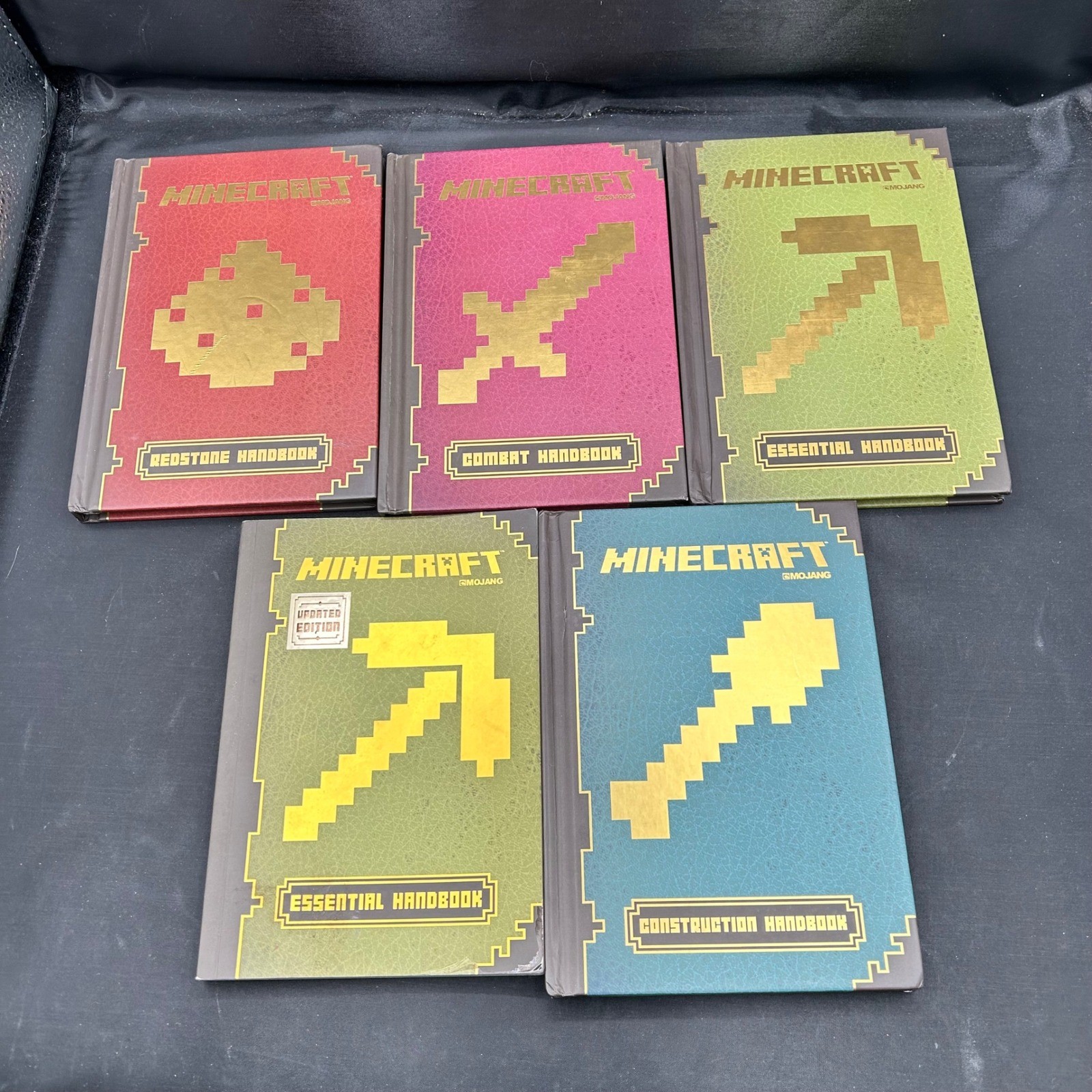 Minecraft The Complete Handbook Collection 4 Book Set + Bonus Updated Edition