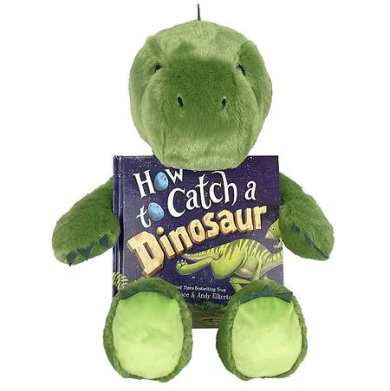 NEW How to Catch a Dinosaur – Hardcover By Wallace, Adam & Dinosaur Plush