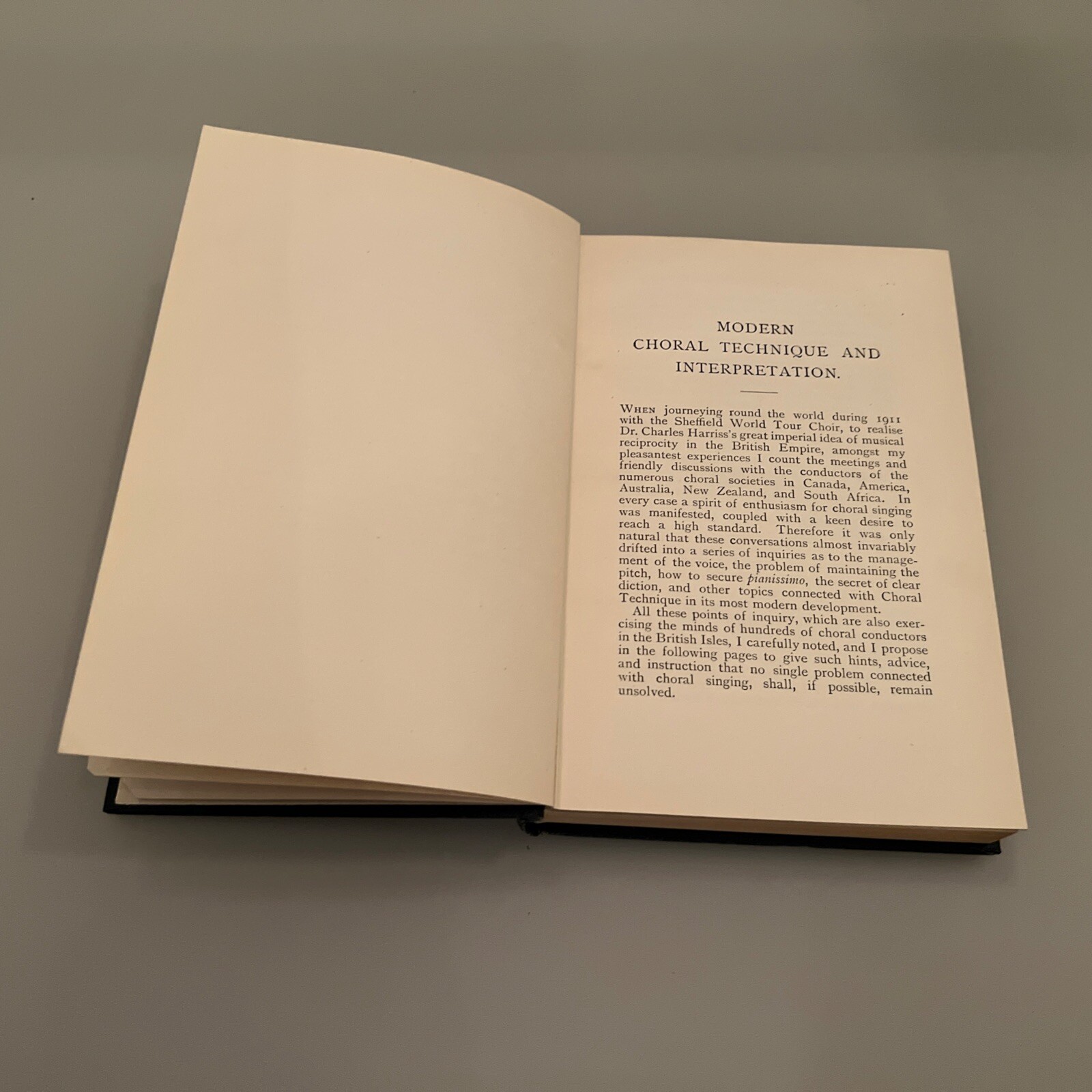 “Choral Technique and Interpretation” By Henry Coward (1951) – Rare Vintage Book