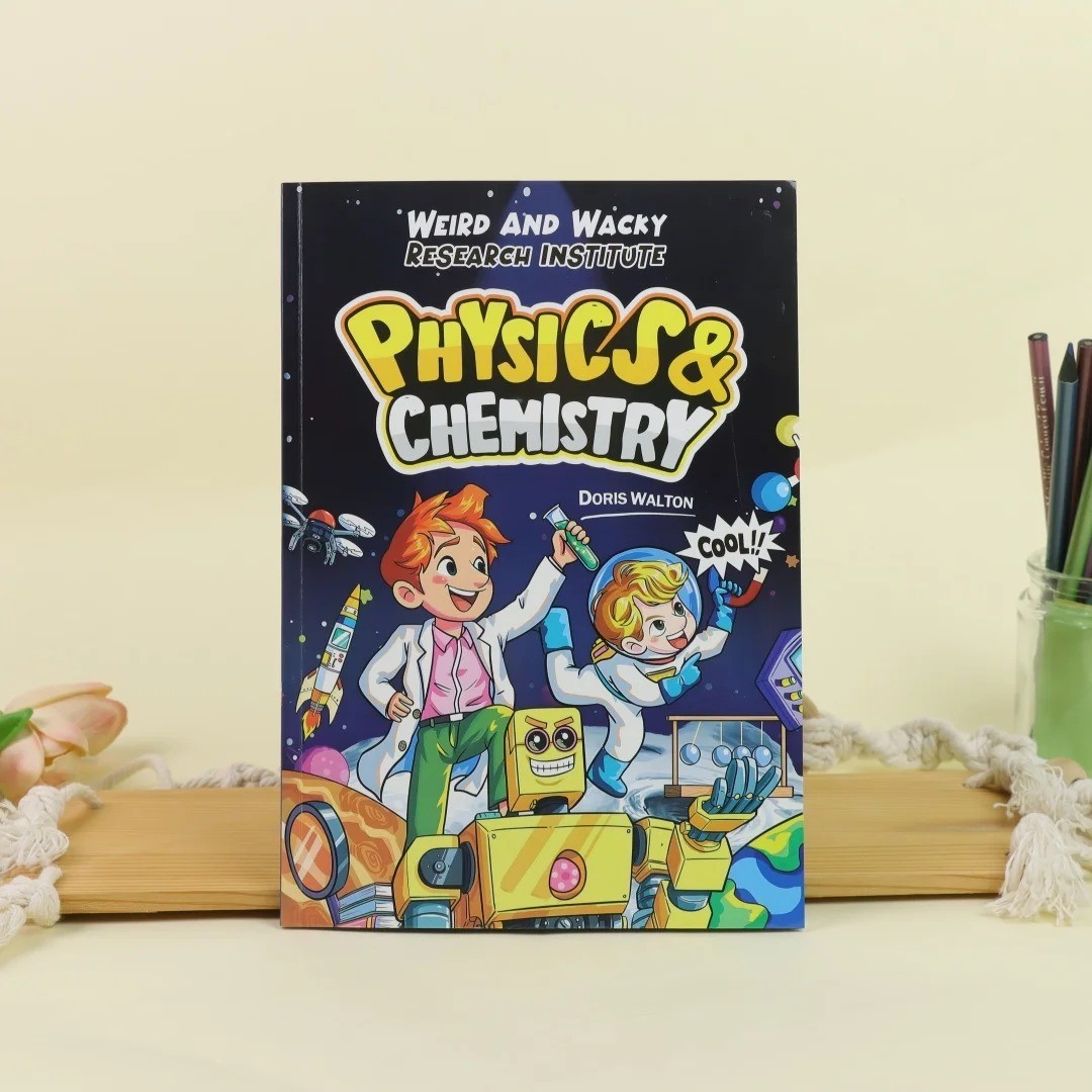 Physics & Chemistry Comic Science Book for Kids – Fun STEM Learning Gift
