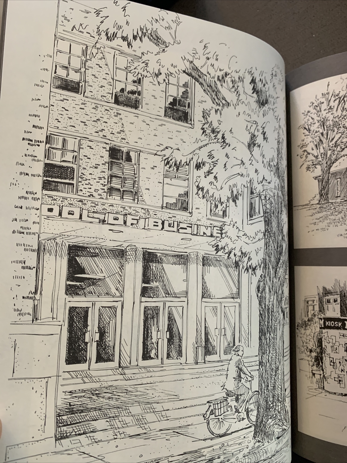 Michigan: A Sketchbook Of University Campus Scenes By Bill Shuttliff HC HTF 1988