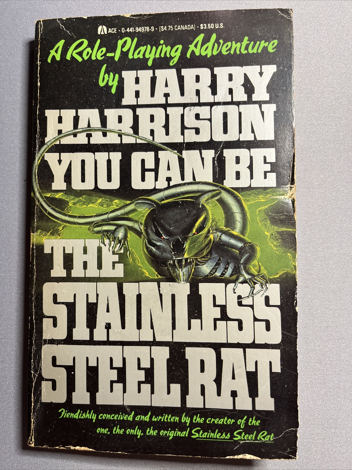 You Can Be The Stainless Steel Rat, A Role playing Adventure By Harry Harrison