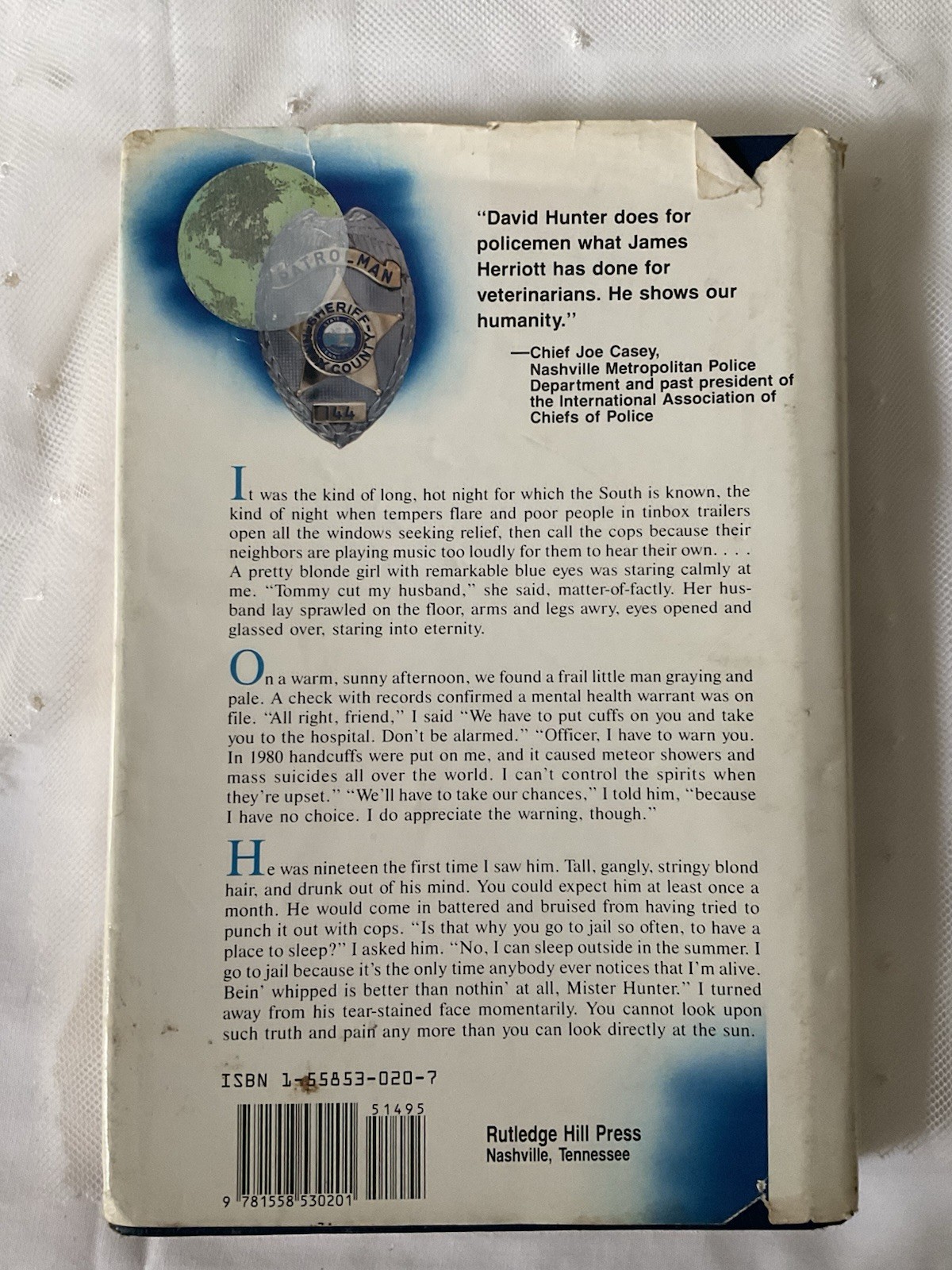 The Moon Is Always Full By David Hunter Hardback Dust Jacket Torn 231 Pages