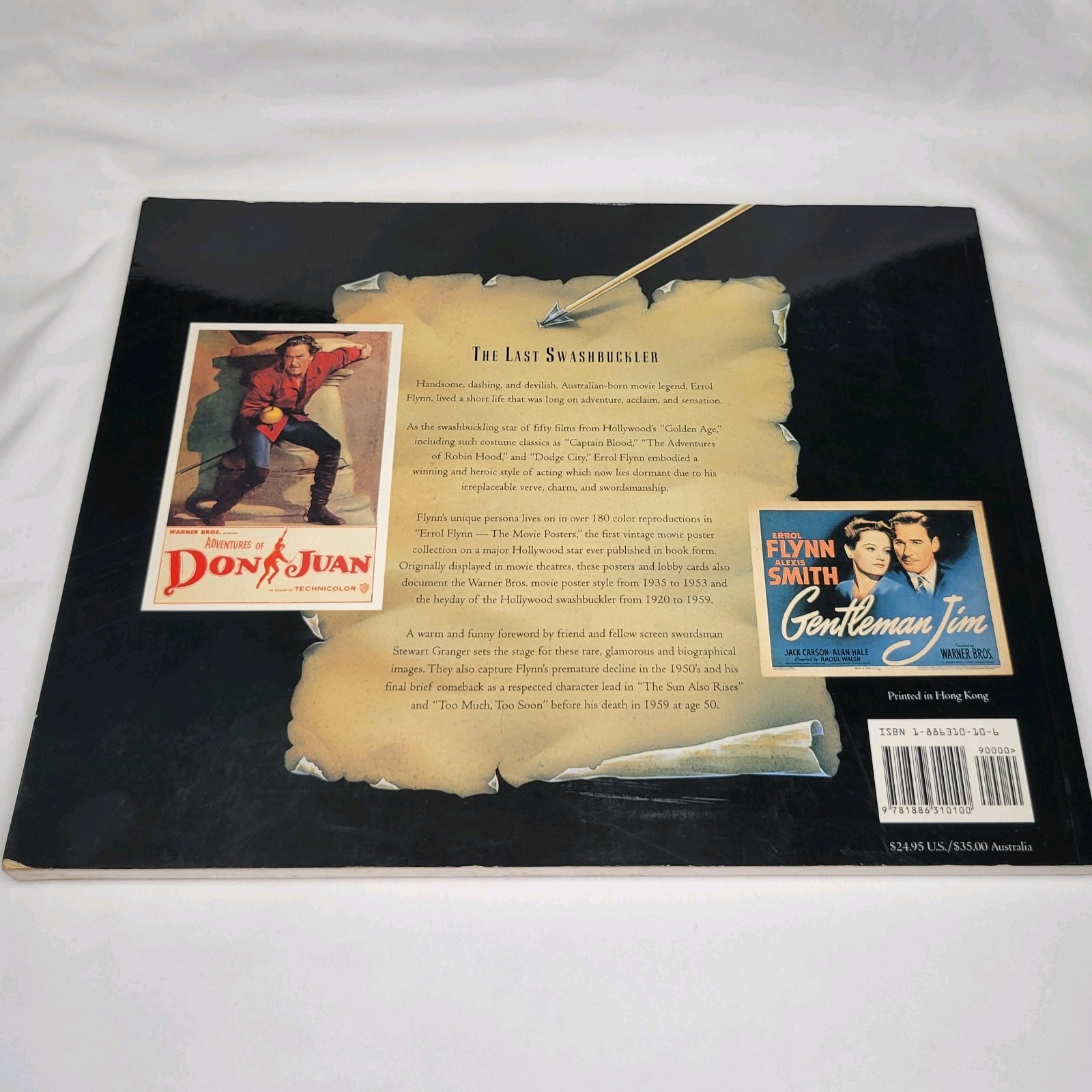 Errol Flynn Movie Posters Book Lawrence Bassoff Stewart Granger