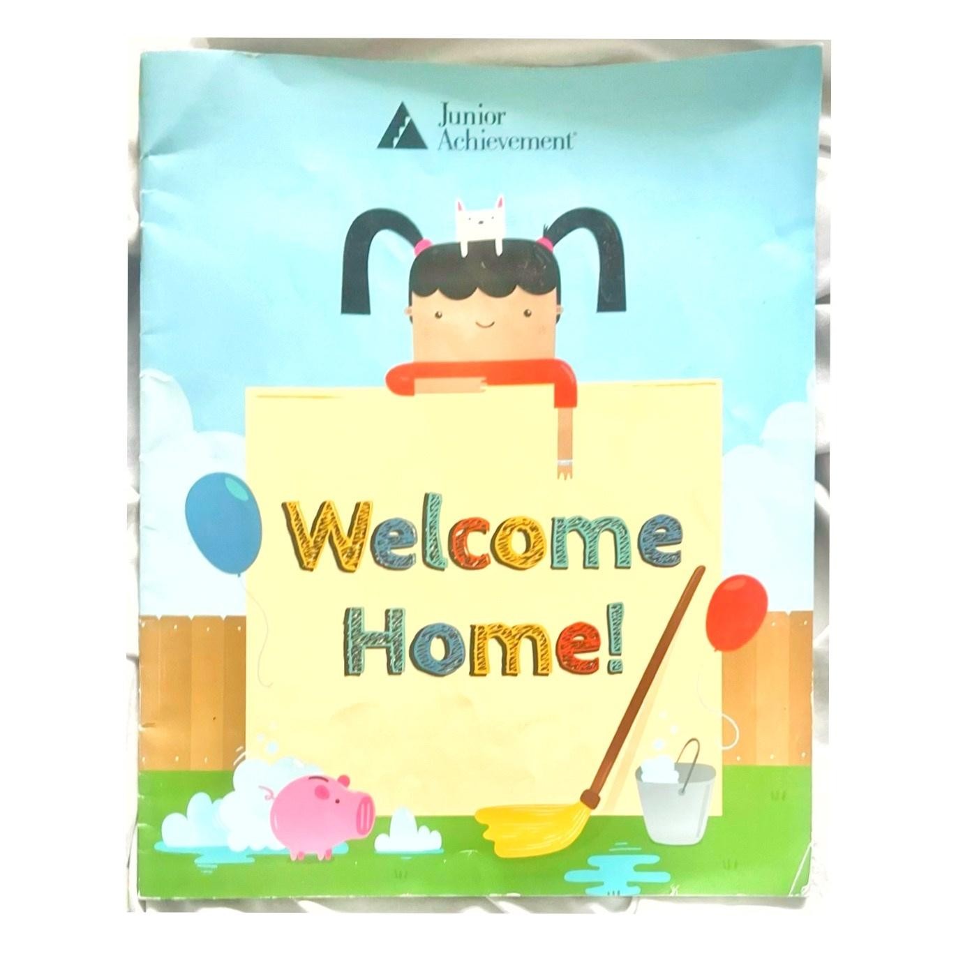 🟠Welcome Home Junior Achievement Chapbook Picture Book Illustr Business Age 4-8