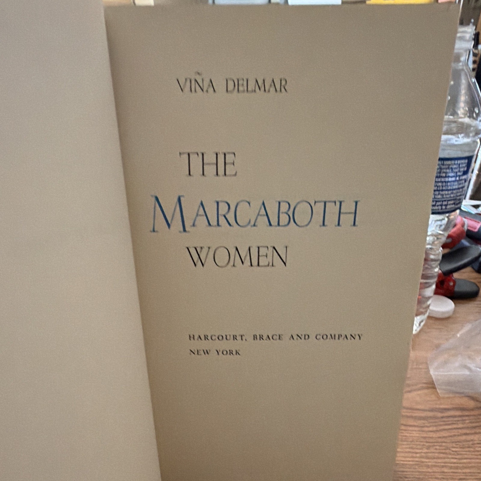 Vina Delmar The Marcaboth Women Hardcover Harcourt, Brace and Company 1951