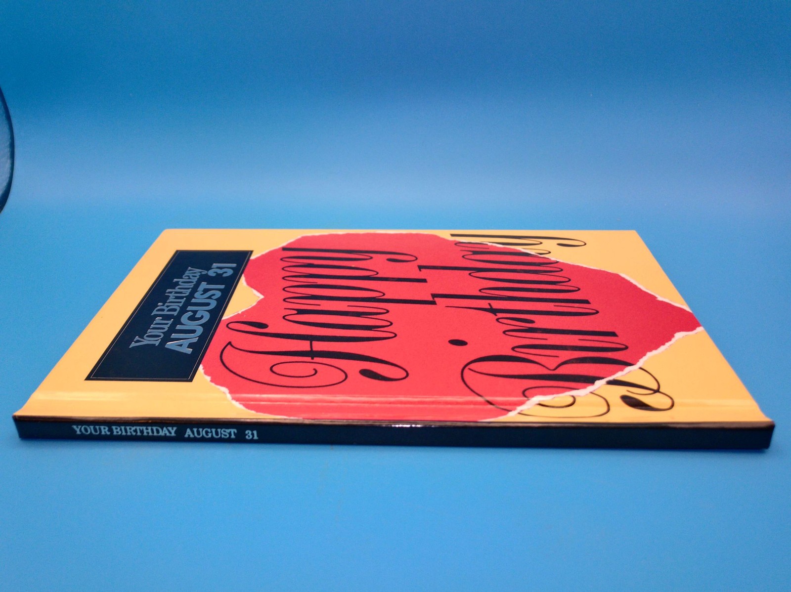 Your Birthday August 31 Hardcover Natalis Press 1990 Gift Book Collectible