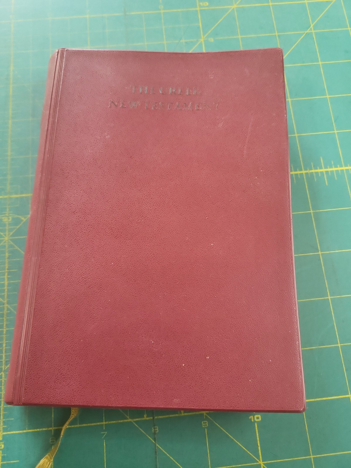 The Greek New Testament Second Edition with Dictionary (1968) Vinyl Cover