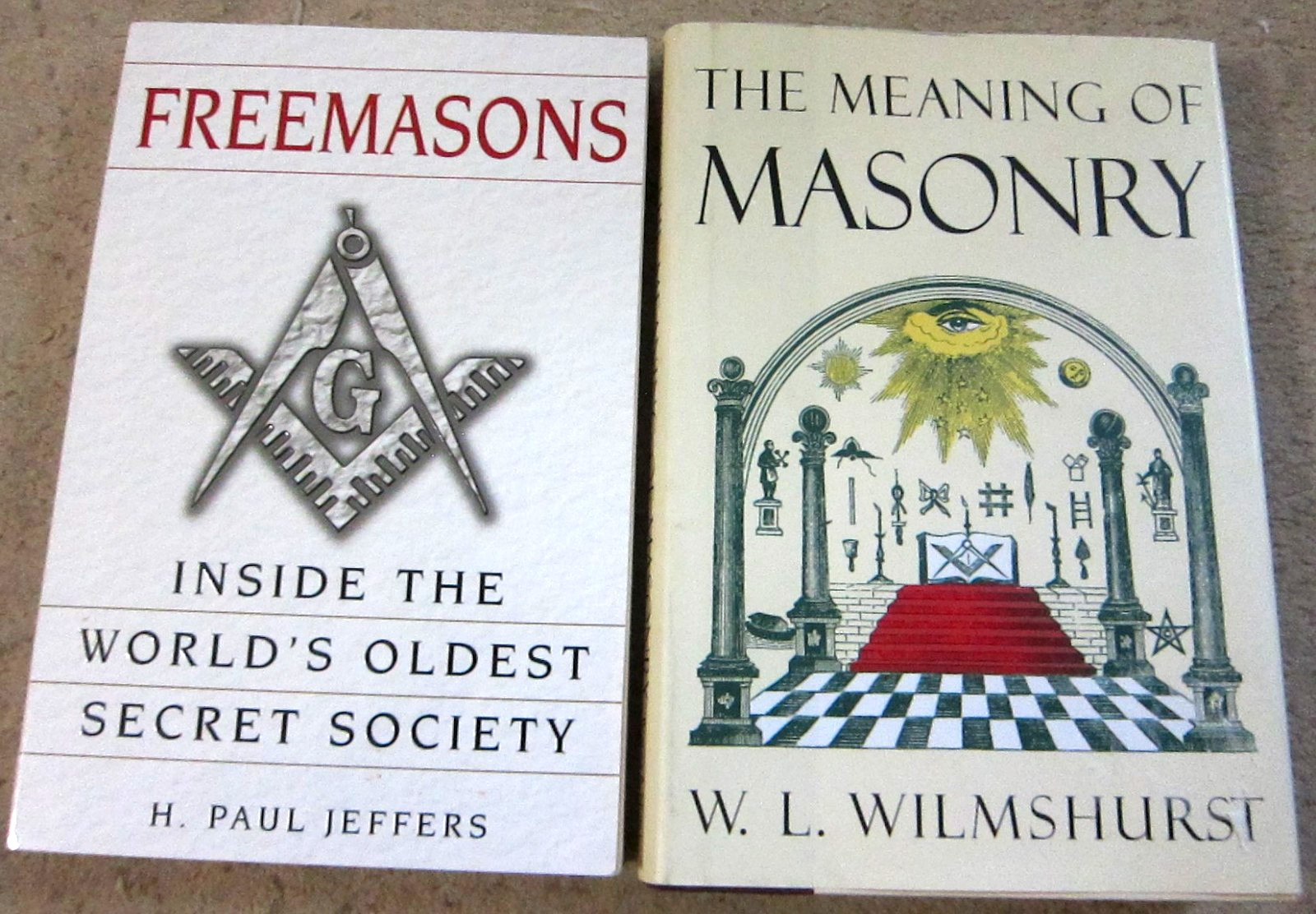 ” The Meaning of Masonry ” and ” Freemasons ” book lot …