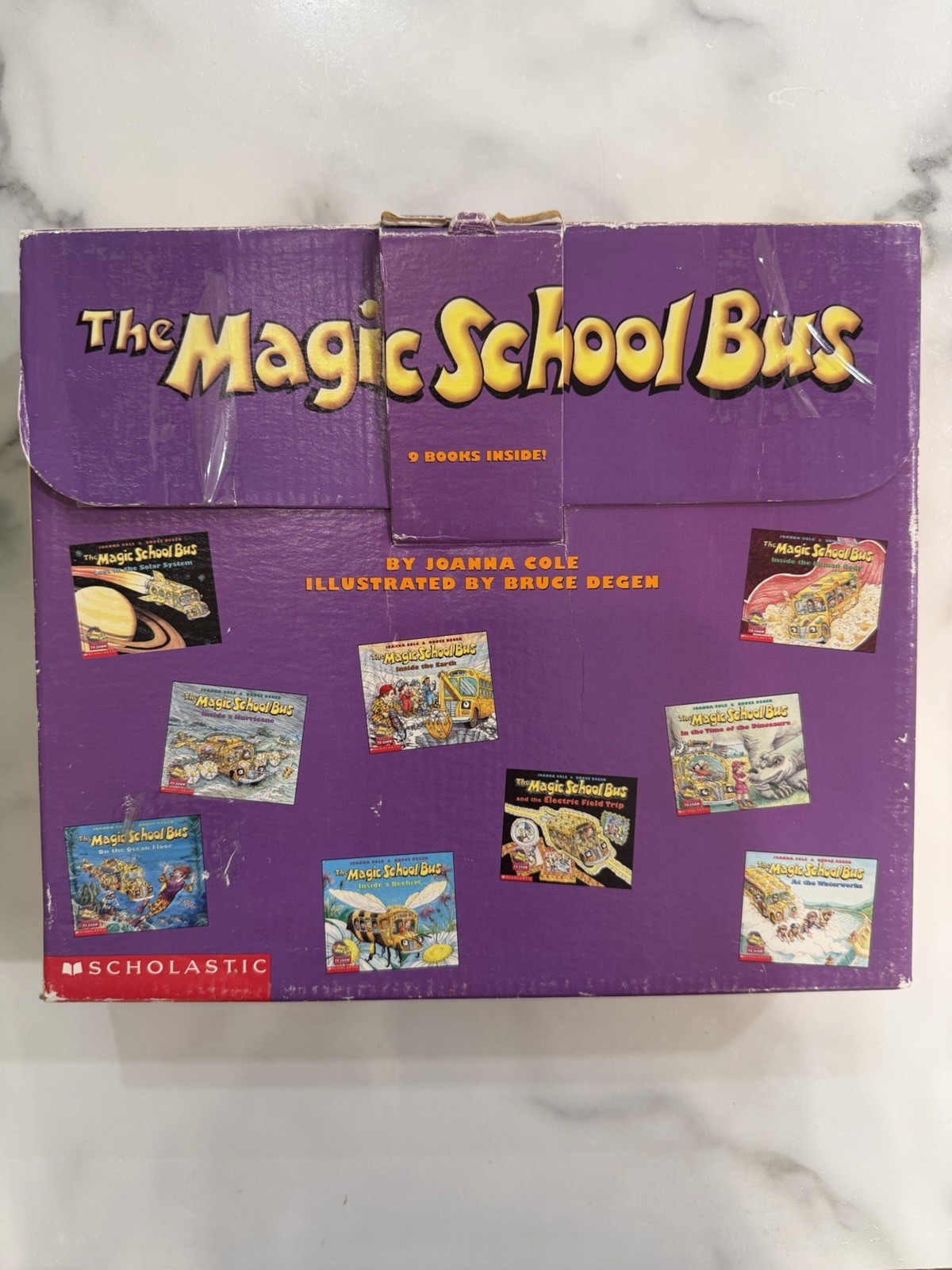Magic School Bus Boxed Set 9 Books Joanna Cole Bruce Degen Scholastic