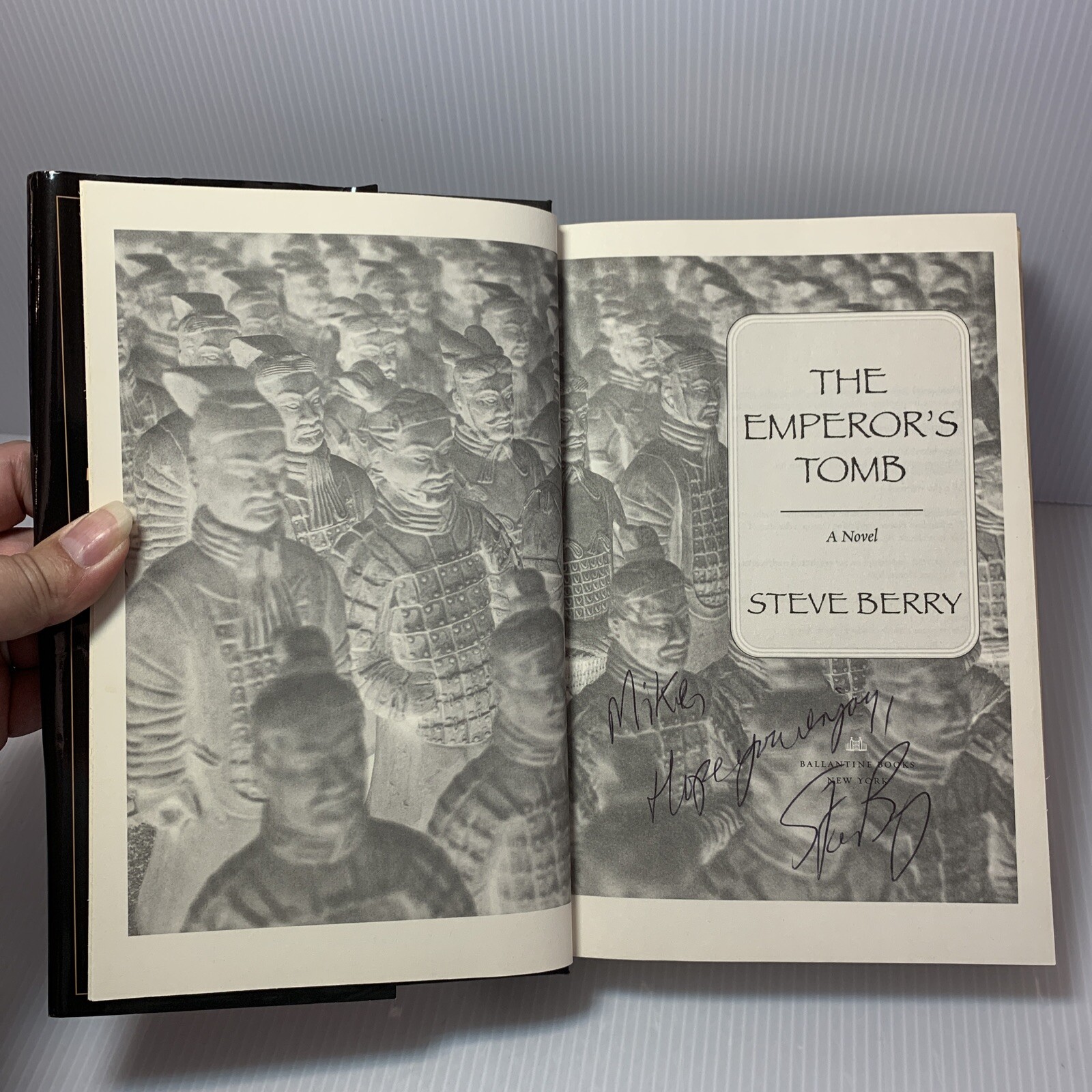 *Signed 1st Edition* The Emperor’s Tomb by Steve Berry (Hardcover w/ Dustjacket)