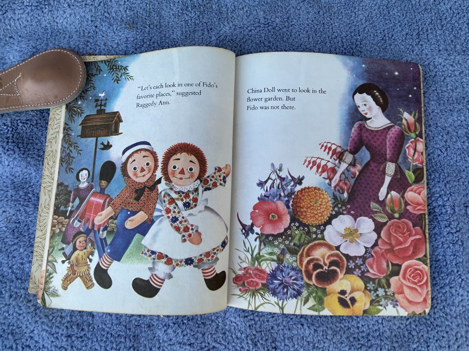 1969 A LITTLE GOLDEN BOOK RAGGEDY ANN AND FIDO 39 CENT